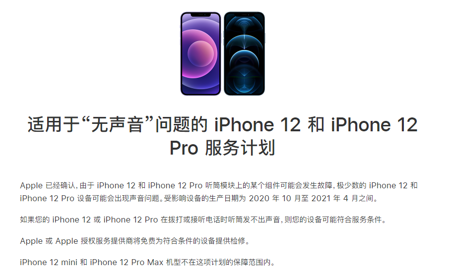 元宝苹果手机维修分享iPhone 12/Pro 拨打或接听电话时无声音怎么办 